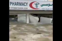 فیلم ترسناک از سیل مرگبار و وحشتناک در دبی که ساختمان ها را از جا کند!