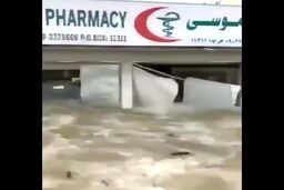 فیلم ترسناک از سیل مرگبار و وحشتناک در دبی که ساختمان ها را از جا کند!