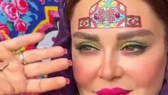 شباهت عجیب بهاره رهنما به این خانم خبر ساز شد + عکس