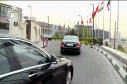 اسکورت متفاوت رئیس اقلیم کردستان عراق در تهران