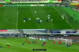 شباهت حرکت سیاوش یزدانی به حرکت زیدان